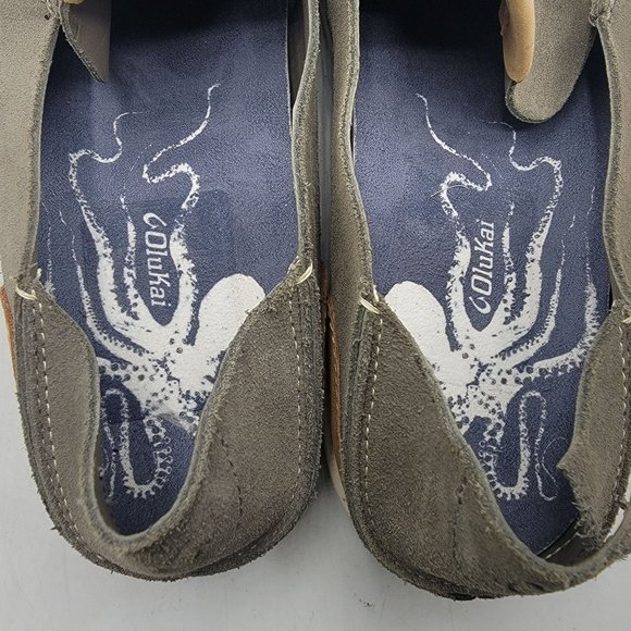 OluKai NaluKai Kala Slip On Mens 9.5 Gray Casual Comfort Shoes - 10409-7B19 main image 9